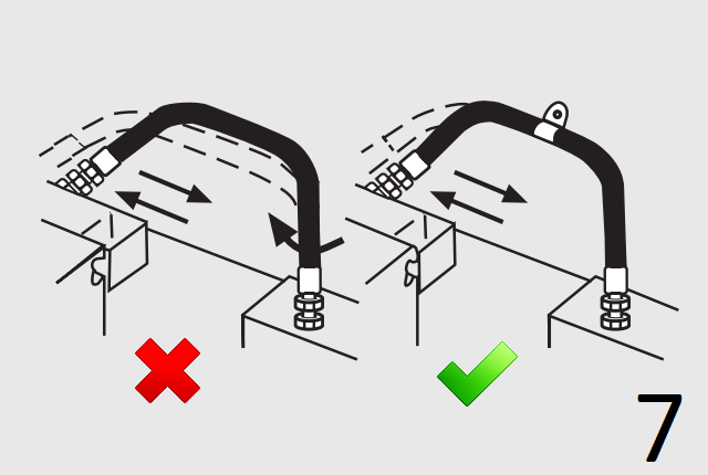 proper hose installation