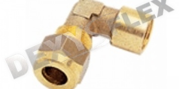Products / Pneumatics / Quick couplings / Pneumatic couplings / Elbow female adapter and cutting ring - 10290 Products / Pneumatics / Quick couplings / Pneumatic couplings / Elbow female adapter and cutting ring - 10290