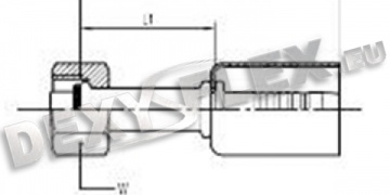 Fittings / Fittings for auto A/C / STRAIGHT O-RING FEMALE Fittings / Fittings for auto A/C / STRAIGHT O-RING FEMALE
