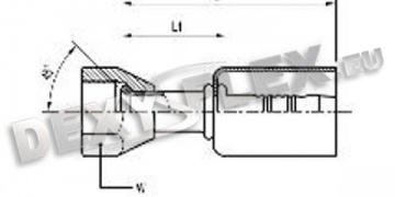 Fittings / Fittings for auto A/C / Female straight conical Fittings / Fittings for auto A/C / Female straight conical
