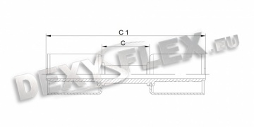 Fittings / Fittings for auto A/C / Straight connection fitting Fittings / Fittings for auto A/C / Straight connection fitting